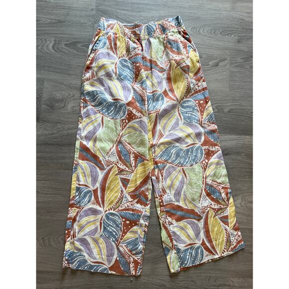 C&C California size small cropped linen pants - Picture 1 of 2